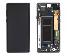 LCD Дисплей за Samsung SM-N960F Galaxy Note 9 + Тъч скрийн + рамка Черен